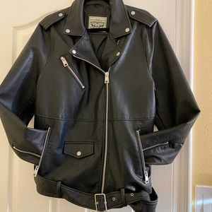 Women’s Levi’s Faux Leather Moto Jacket, Size XL
